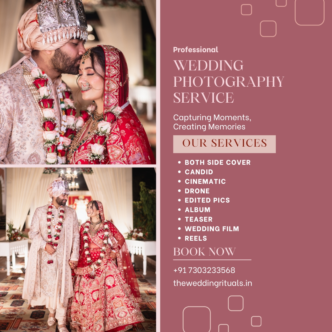 The wedding rituals Facebook ad: Professional Wedding Photography, Capture Your Forever…