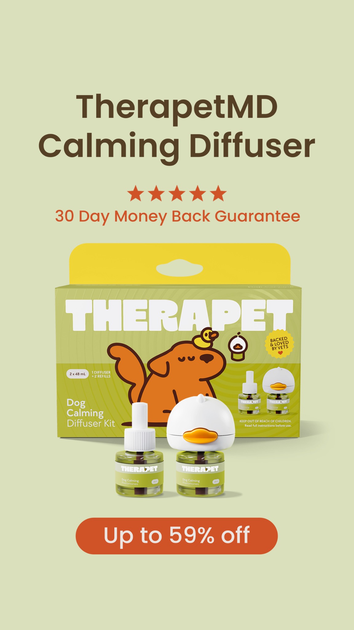 TheraPet Facebook ad