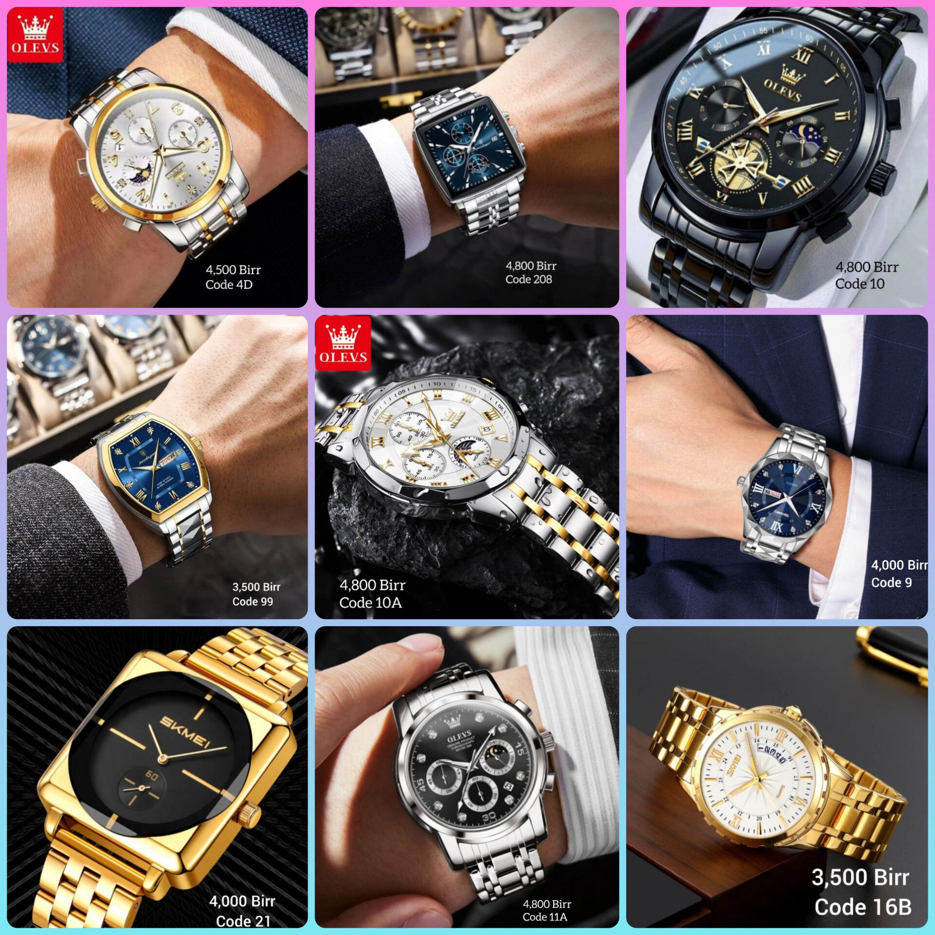 ዘናጭ ሰዓቶች Facebook ad: ምስሉን በመጫን የቴሌግራም ቤተሰባችን ይቀላቀሉ