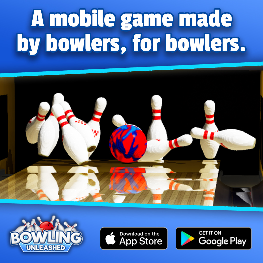 Bowling Unleashed Facebook ad: Download and Play Now!