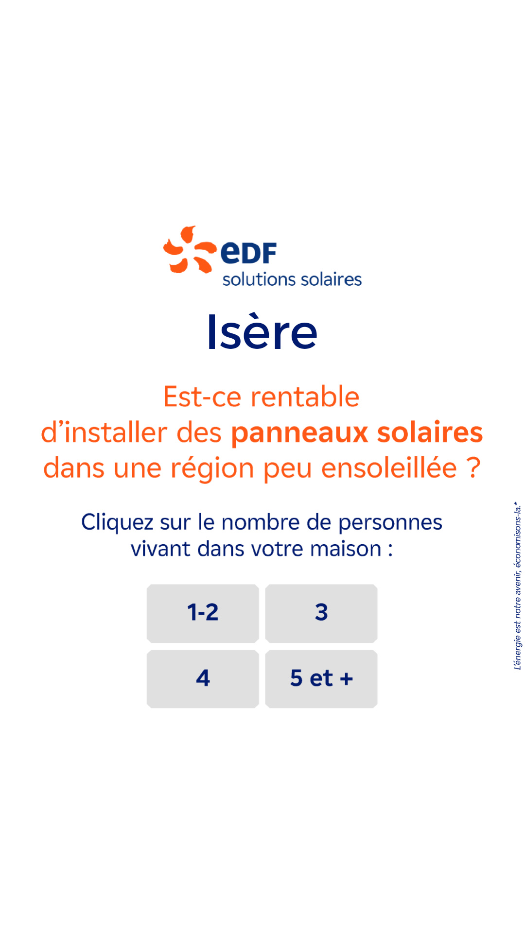 Mes offres EDF solutions solaires Facebook ad