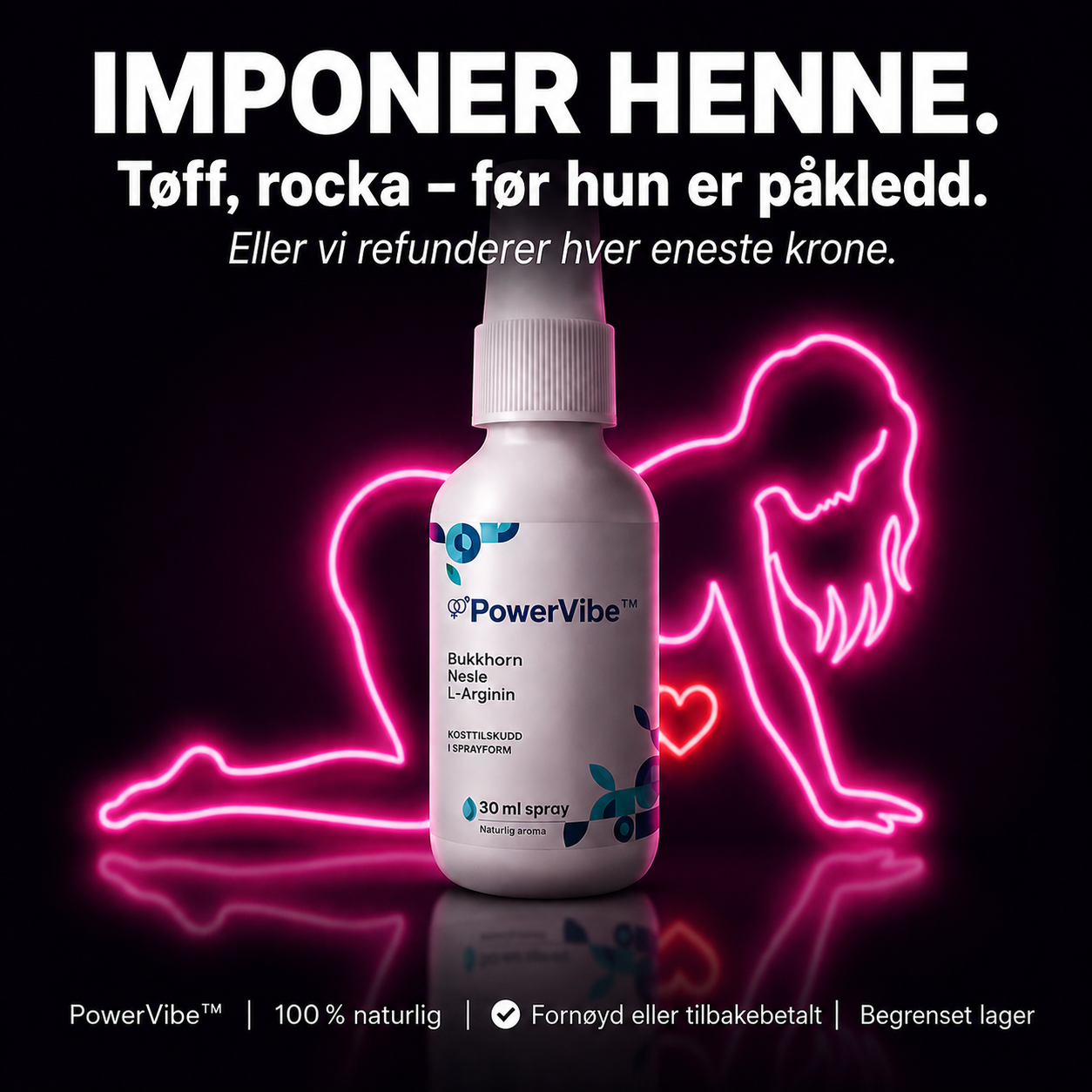 Dr guided breathing Facebook ad: Ekte menn trenger ikke tabletter for å prestere