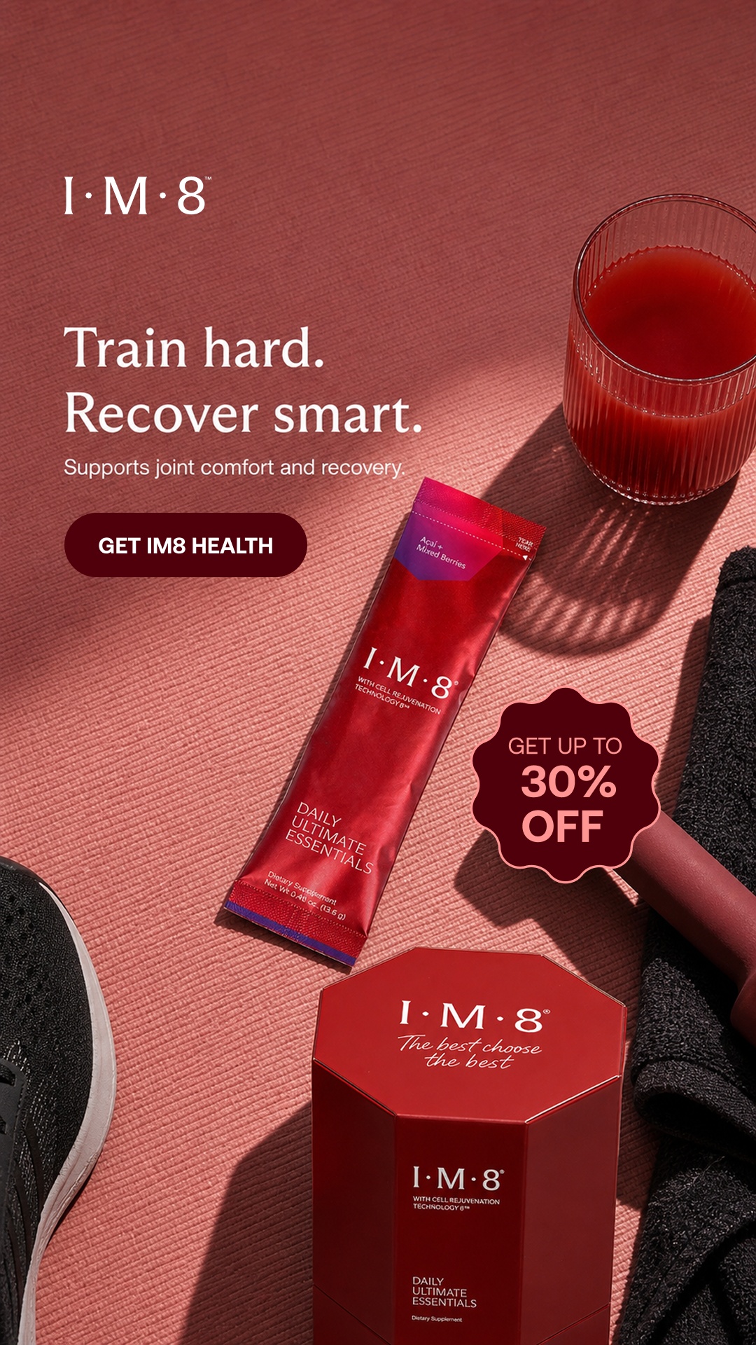 IM8 Health Facebook ad
