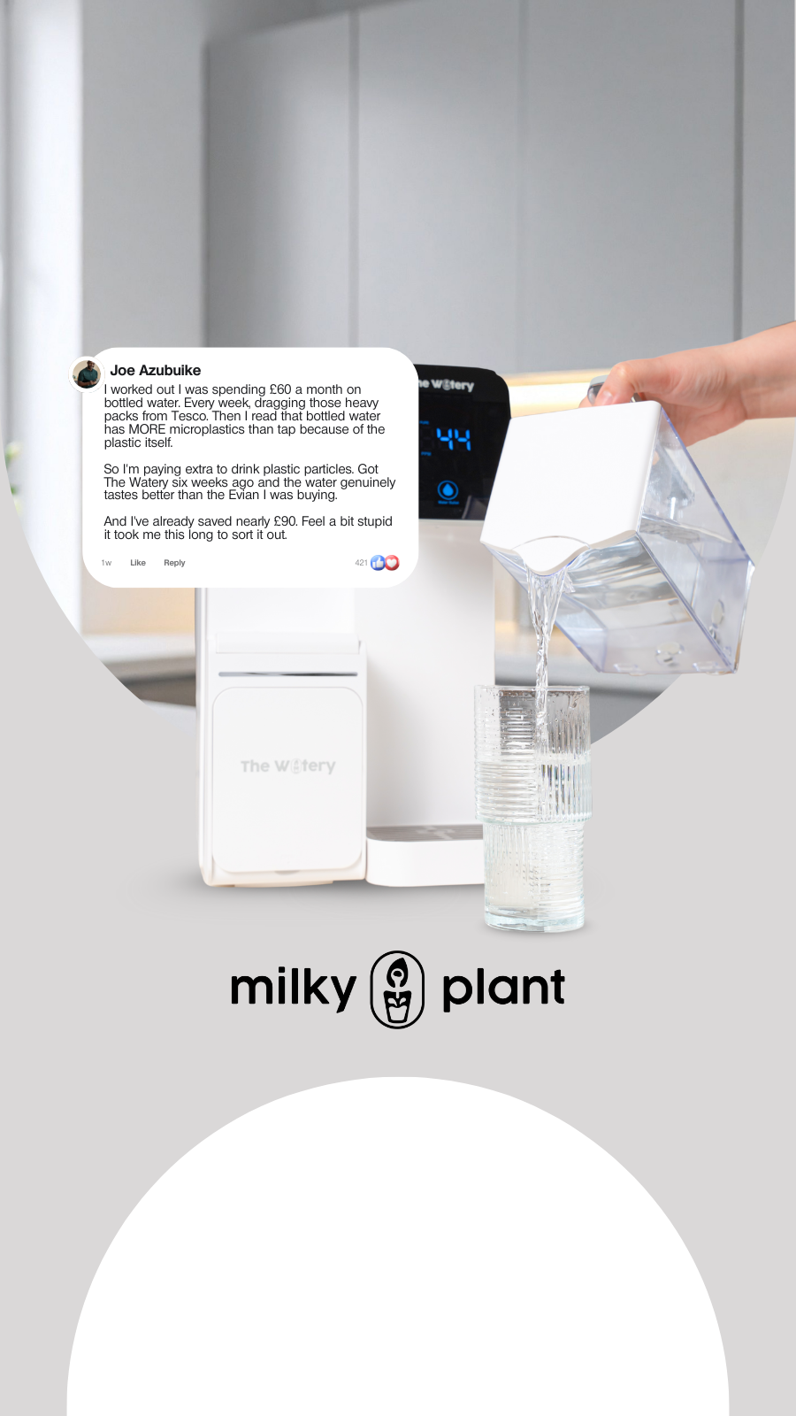 Milky Plant Facebook ad