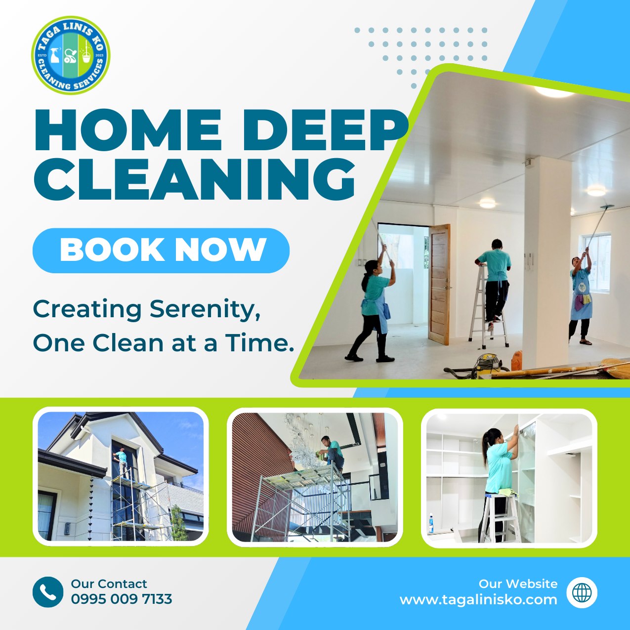 Taga Linis Ko Cleaning Services Facebook ad: Book Now!