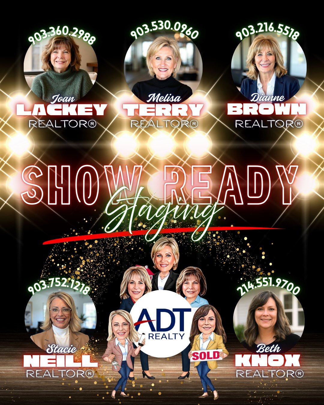 American Dream Team Realty of East Texas Facebook ad: Strategic staging maximizes value and helps buyers envision…