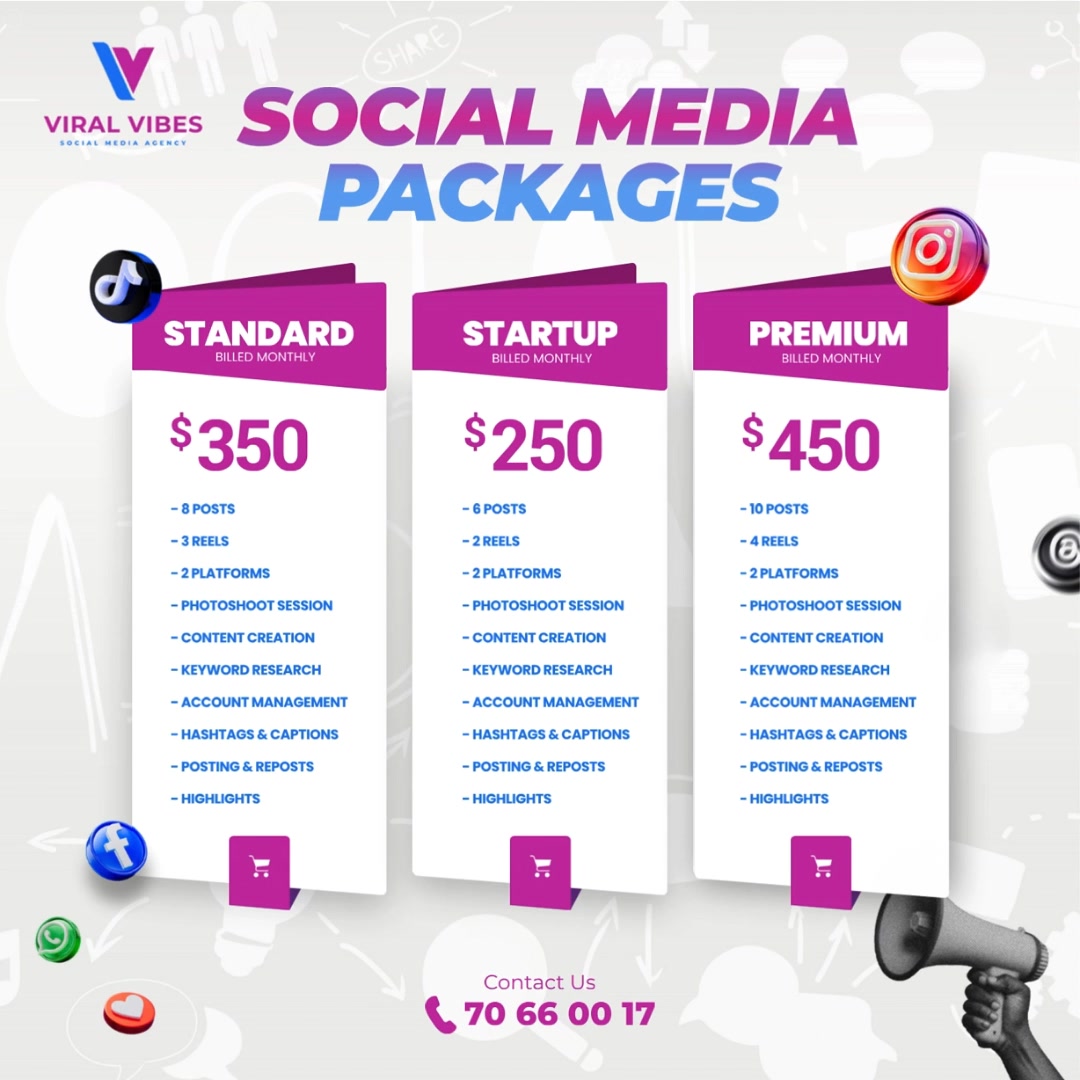 Viral Vibes Facebook ad: Contact Us!