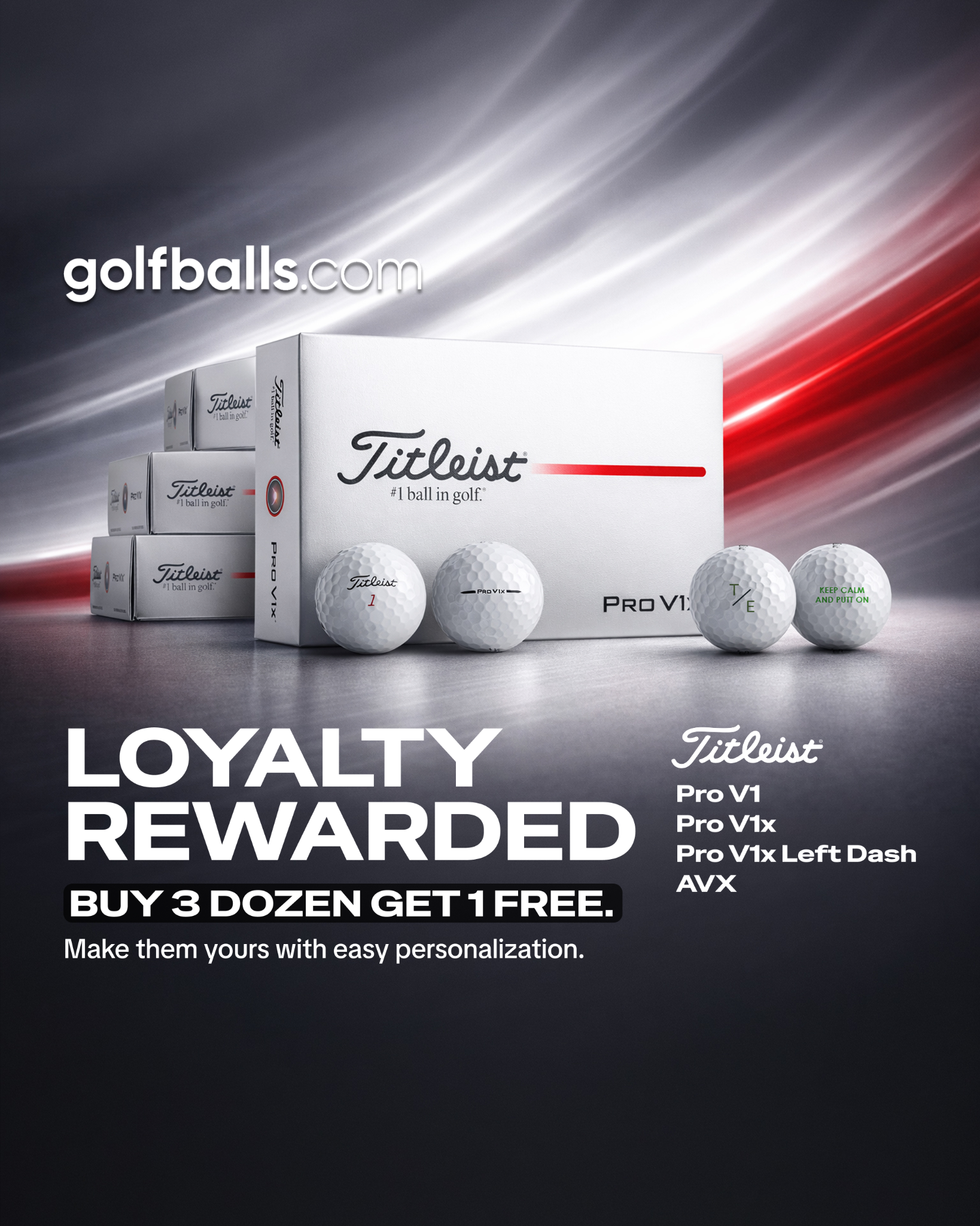 Golfballs.com Facebook ad