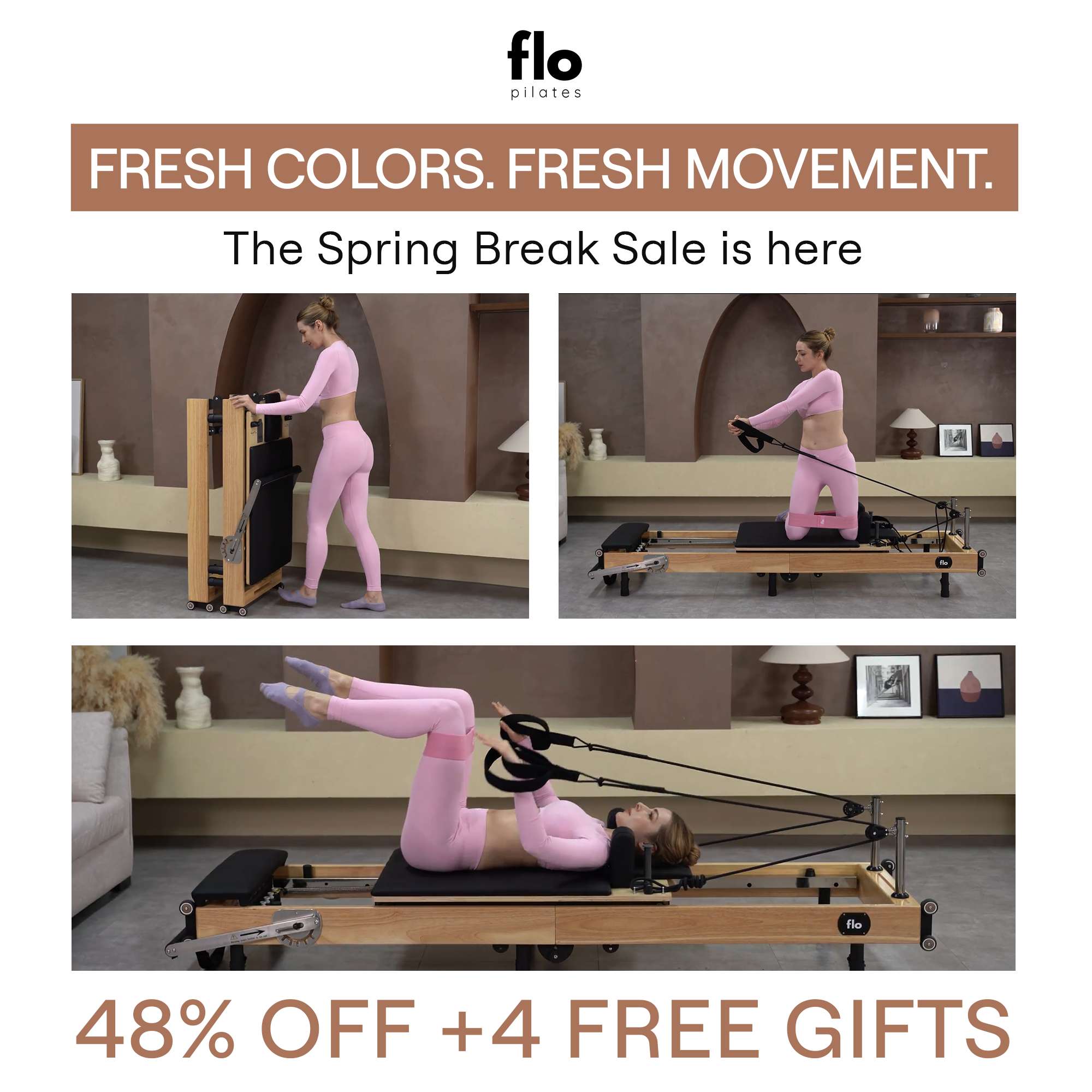 Flo Pilates Facebook ad