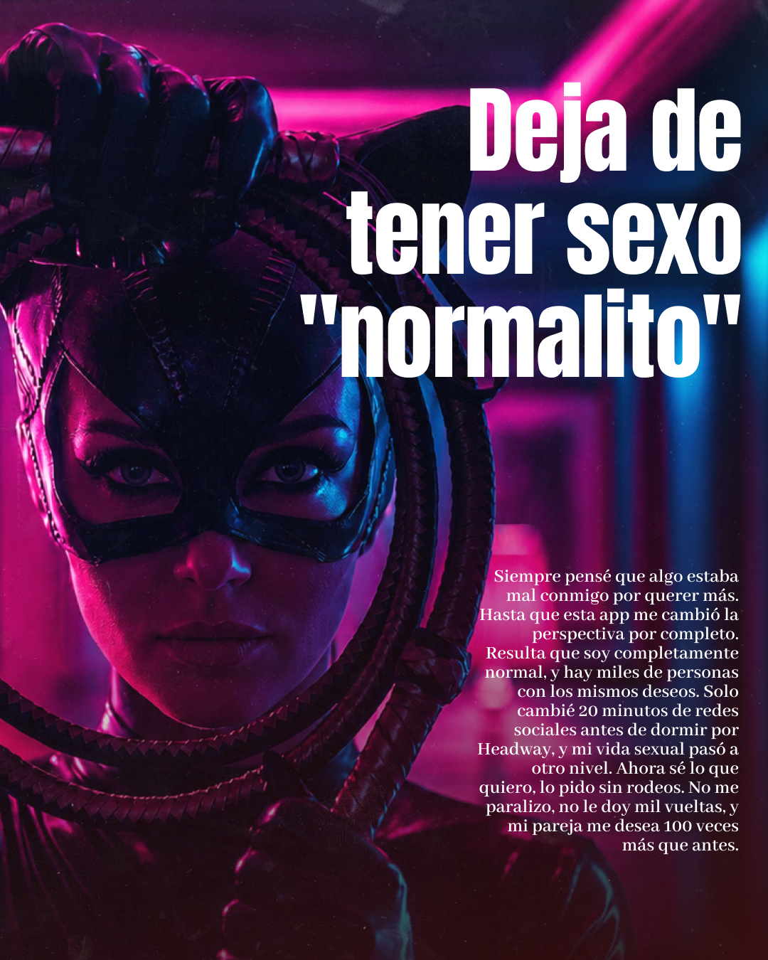 Headway: App de crecimiento diario Español Facebook ad: La atracción se entiende y se cultiva