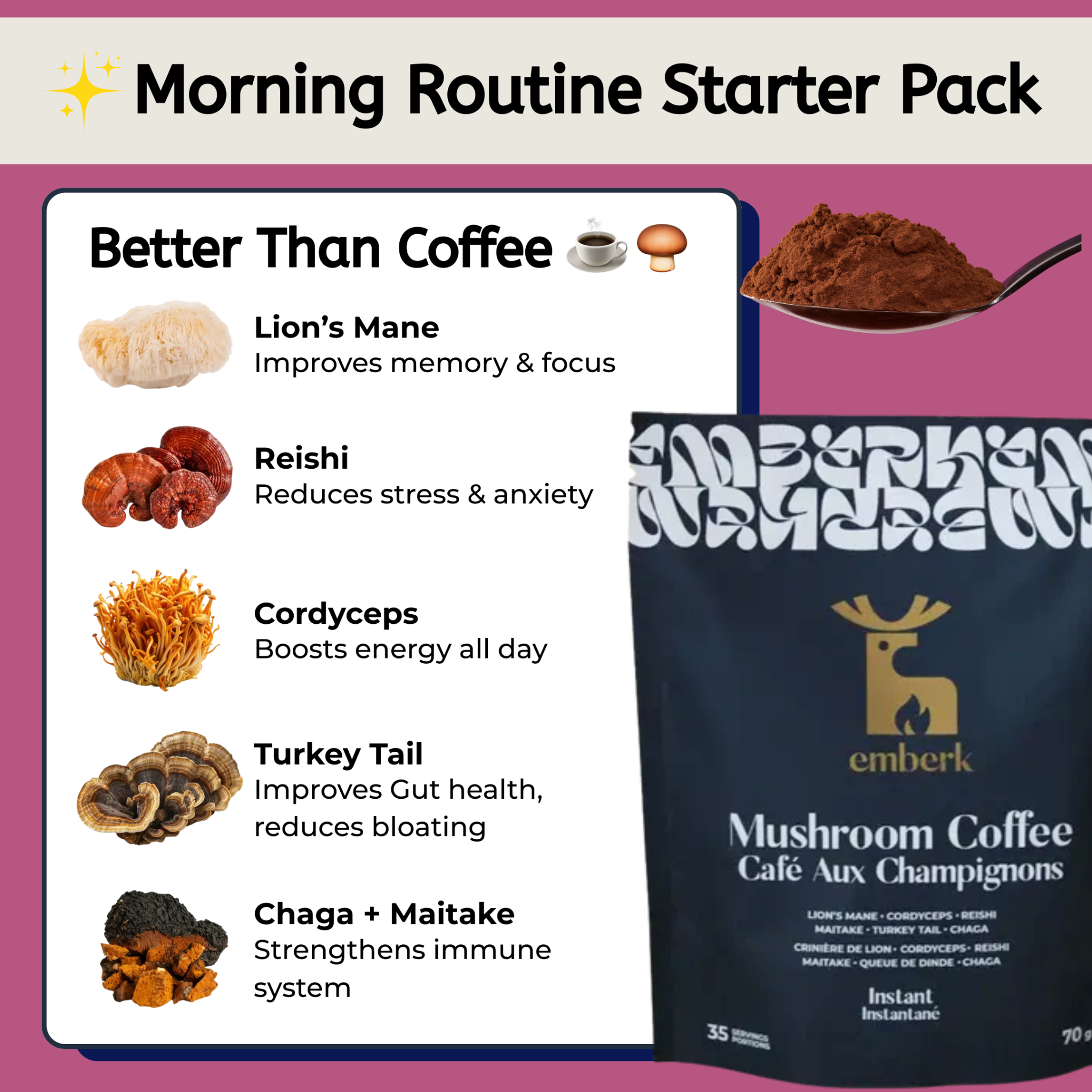 Emberk Facebook ad: Stop Surviving. Start Thriving.