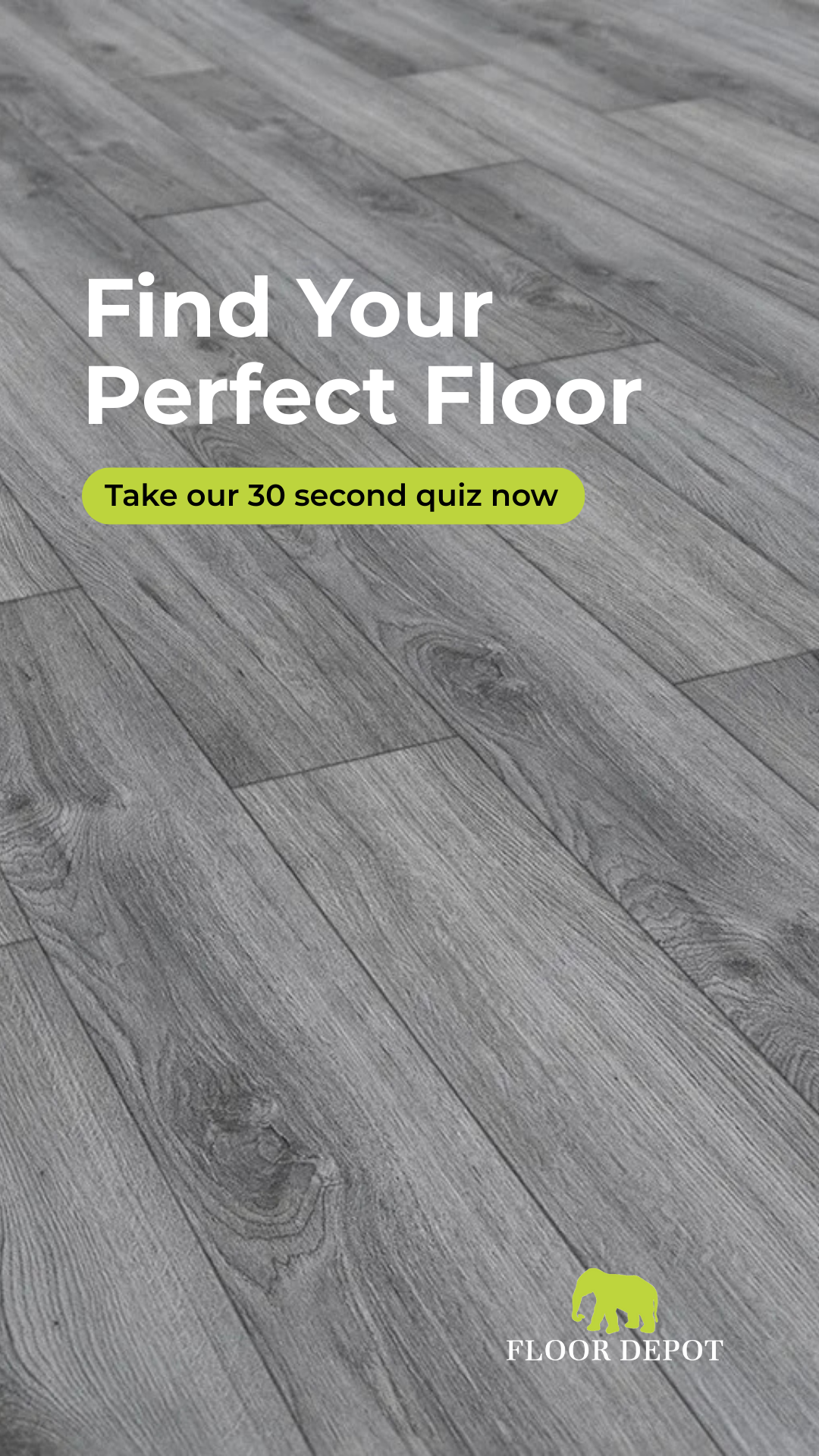 Floor Depot UK Facebook ad: Find your perfect floor now
