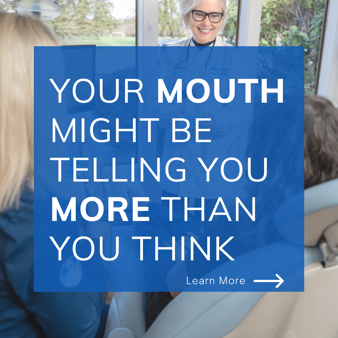 Roseburg Family Dental Care Facebook ad: Your oral health is more connected to your…
