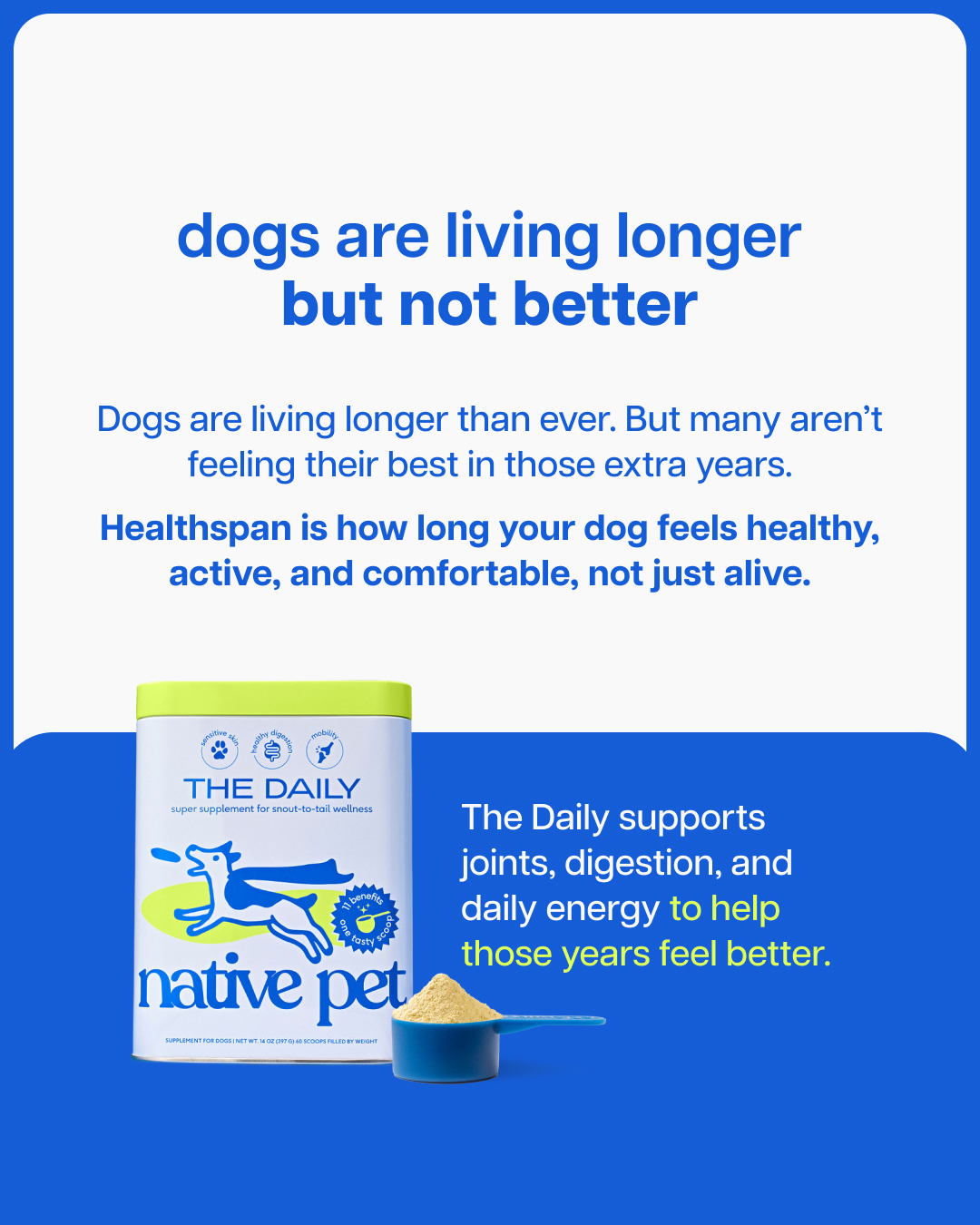 Native Pet Facebook ad