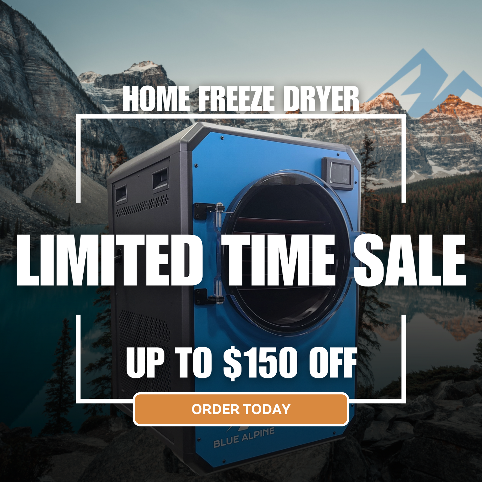 Blue Alpine Freeze Dryers  Facebook ad