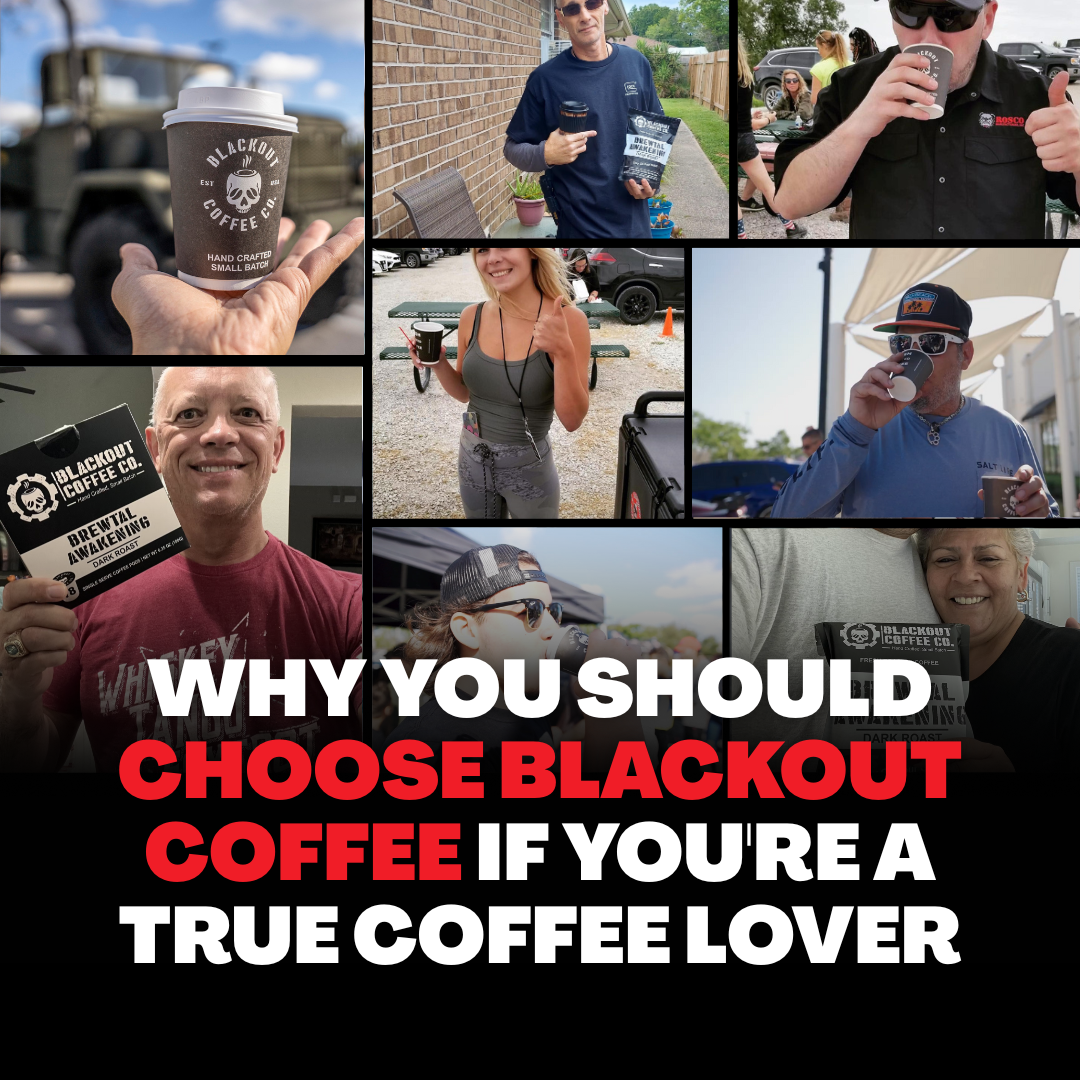 Blackout Coffee Co. Facebook ad