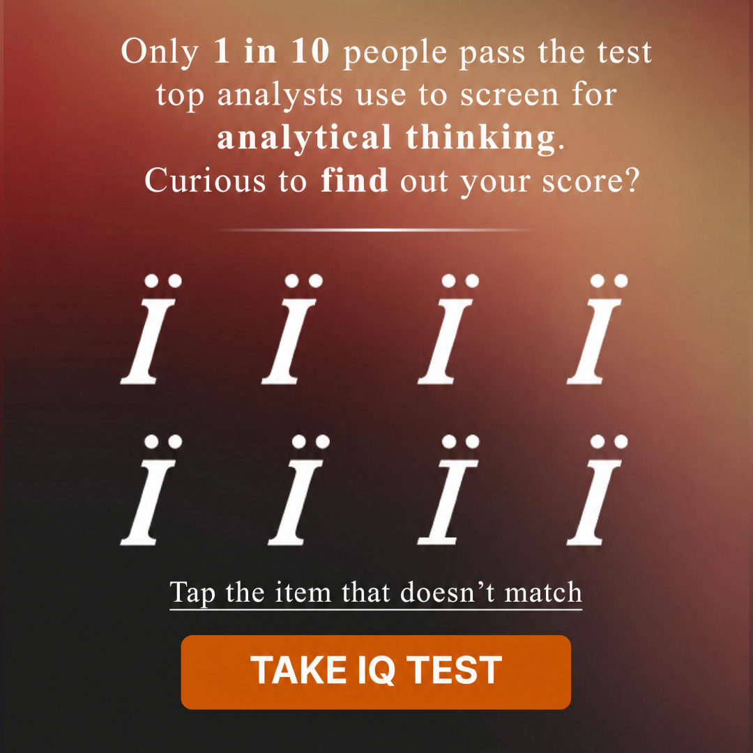 My IQ Facebook ad