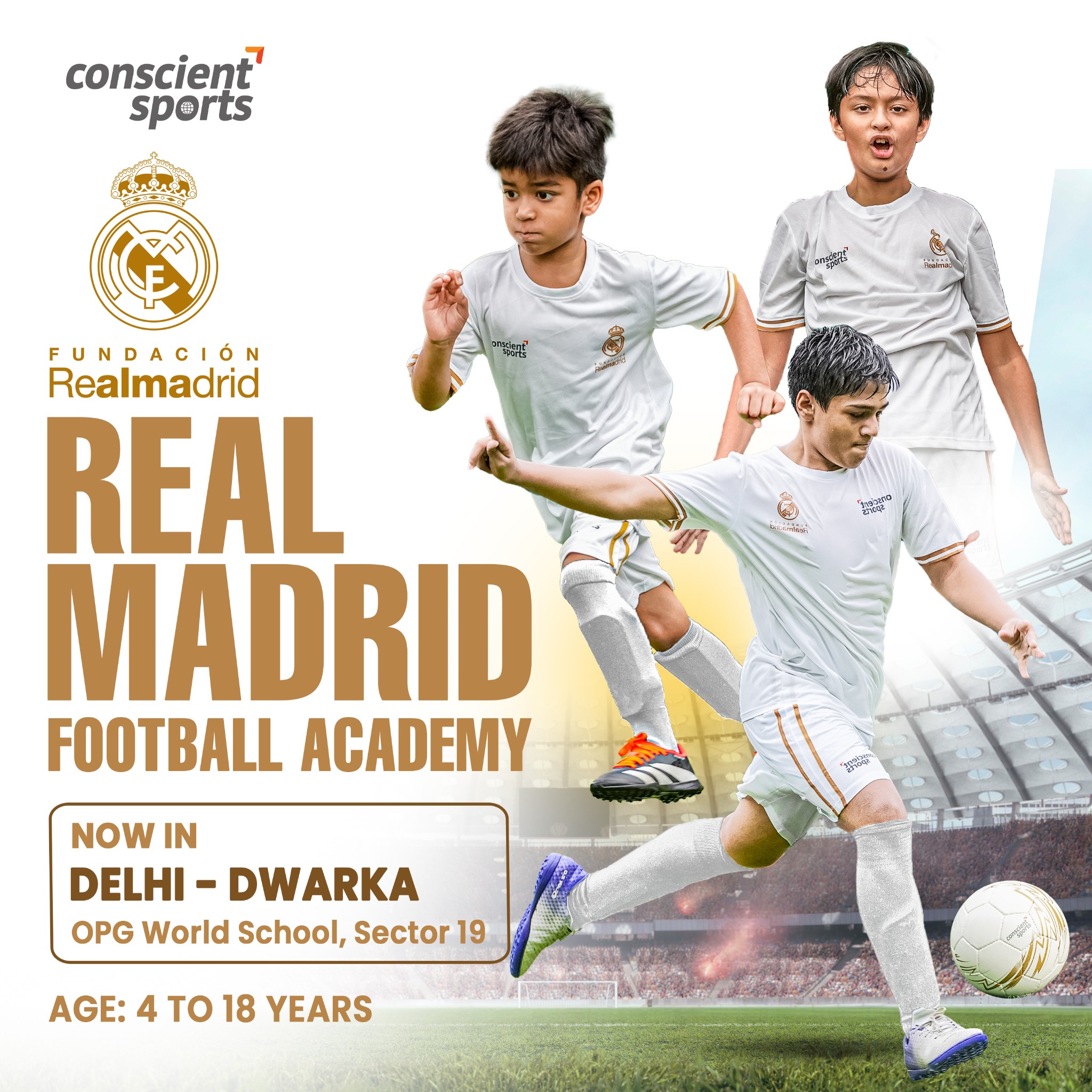 RMF India - Partner Conscient Sports Facebook ad