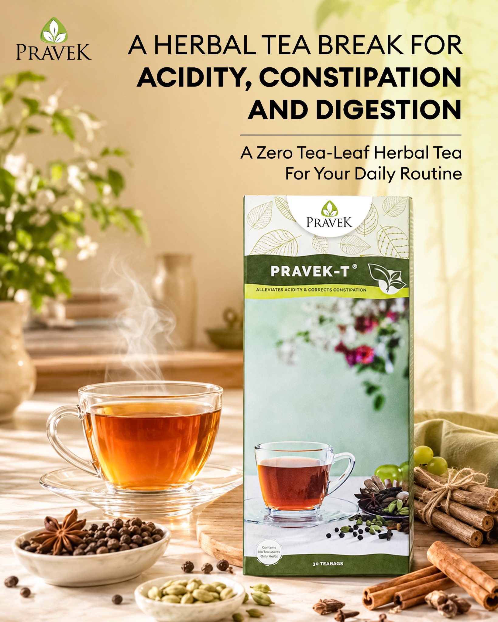 Pravek Facebook ad: Supports Digestive Wellness