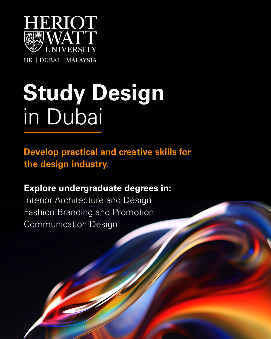Heriot-Watt University Dubai Campus Facebook ad