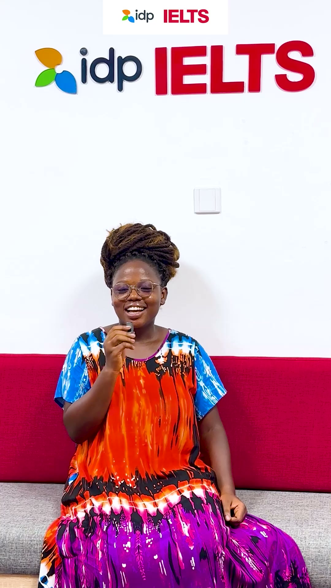 IELTS by IDP Ghana Facebook ad: Real Students. Real IELTS Success.