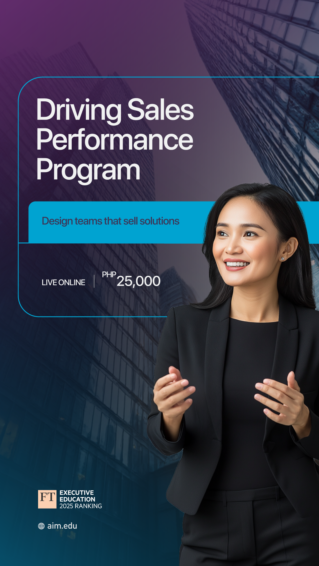 Asian Institute of Management Facebook ad