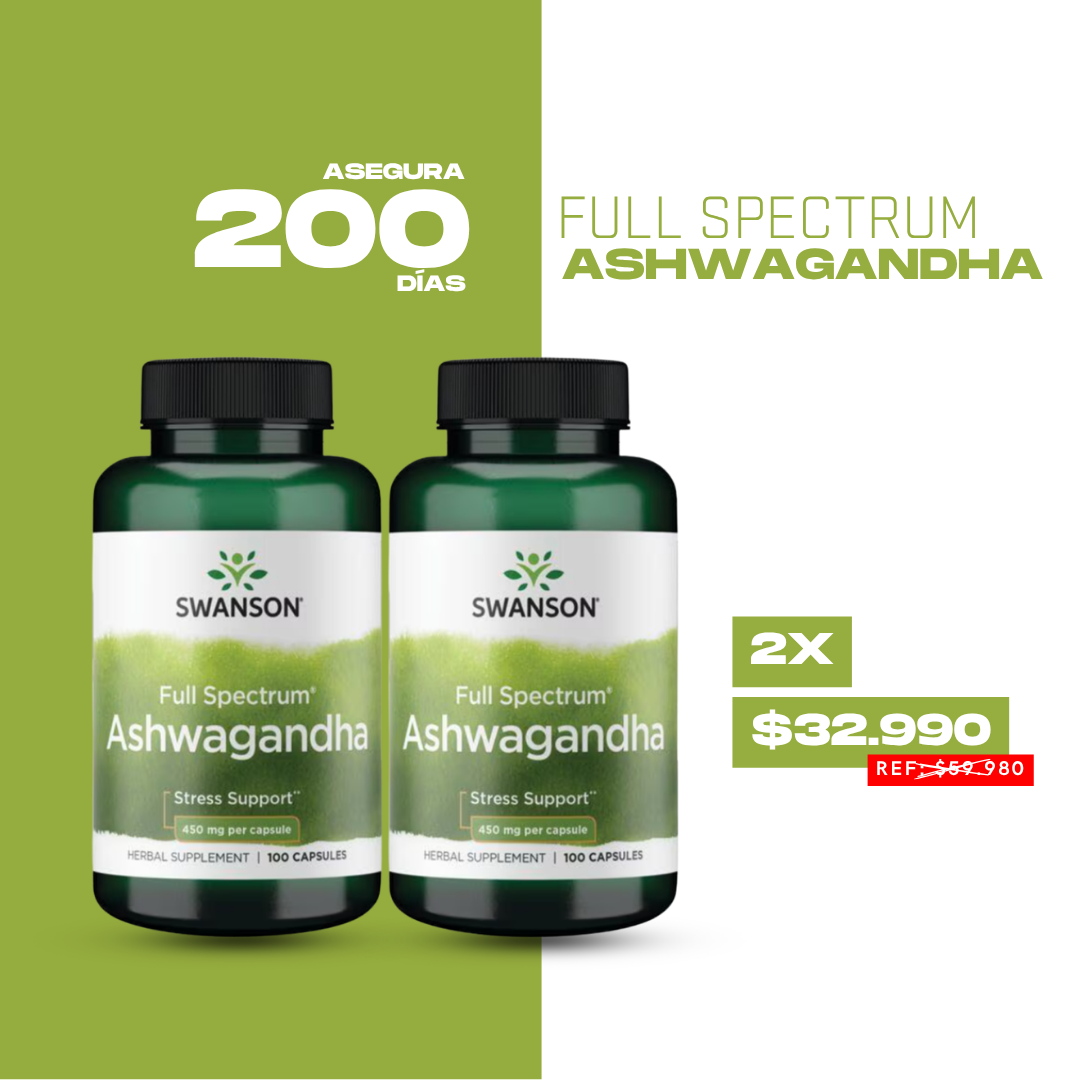 globalnutrition.cl Facebook ad: La ashwagandha que más se vende es la swanson
