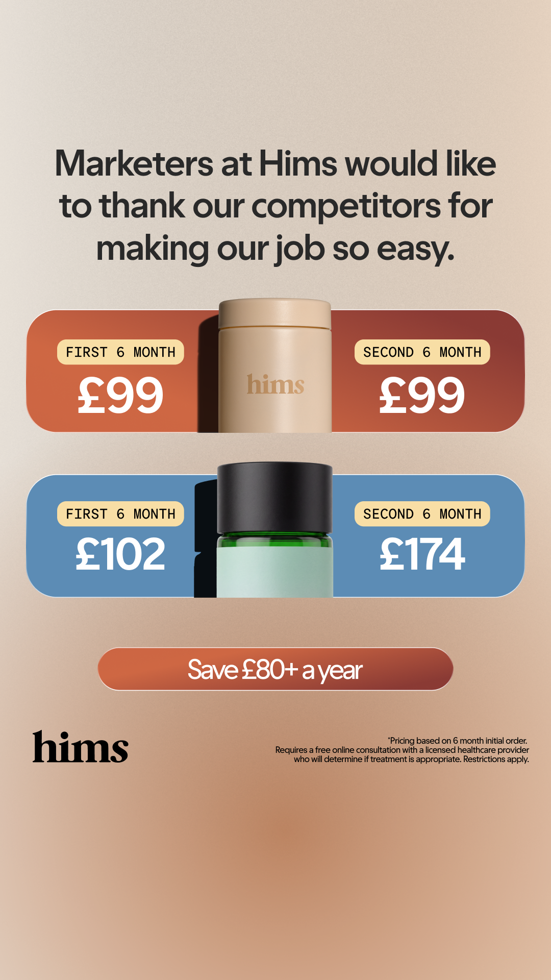 hims Facebook ad
