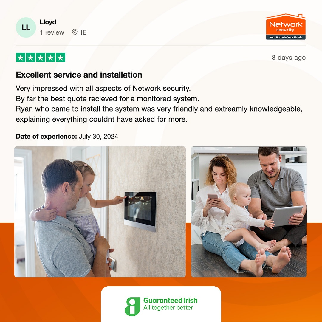 Network Security.ie Facebook ad: Smart Home Protection Designed for Irish Living