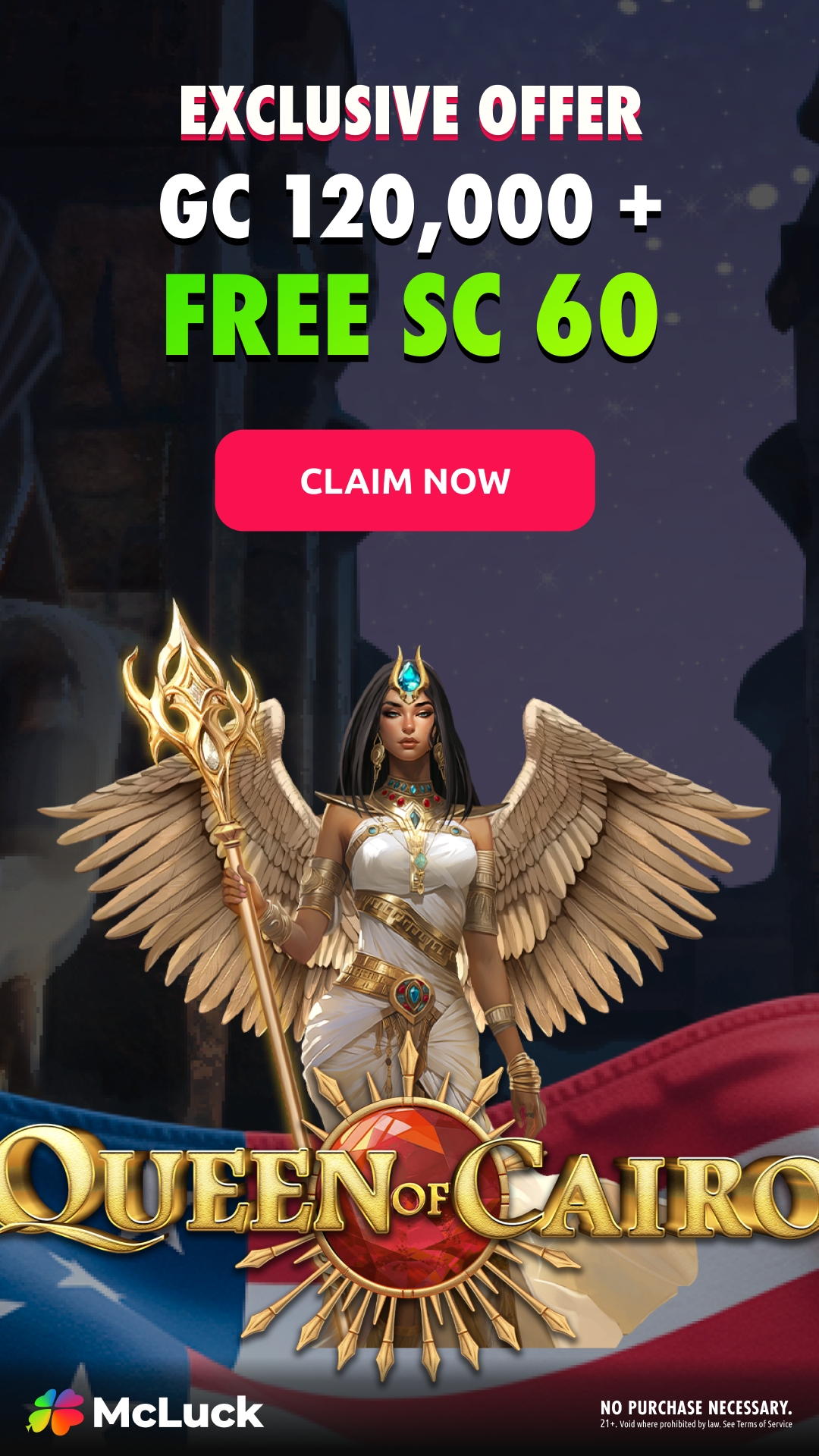 McLuck.com Facebook ad