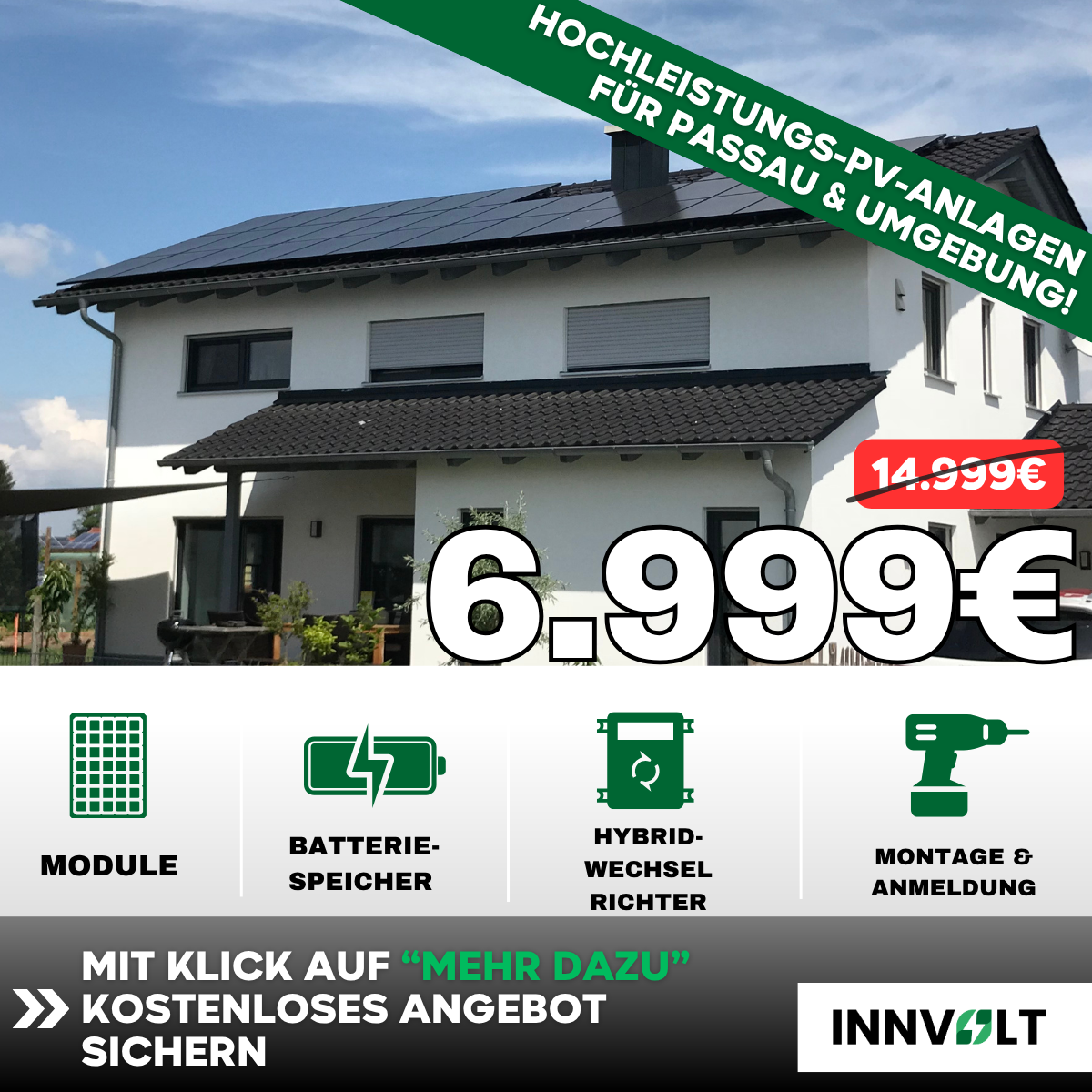 INNVOLT GmbH & Co. KG Facebook ad: Machen Sie Ihr Eigenheim unabhängig, mit Ihrer eigenen…