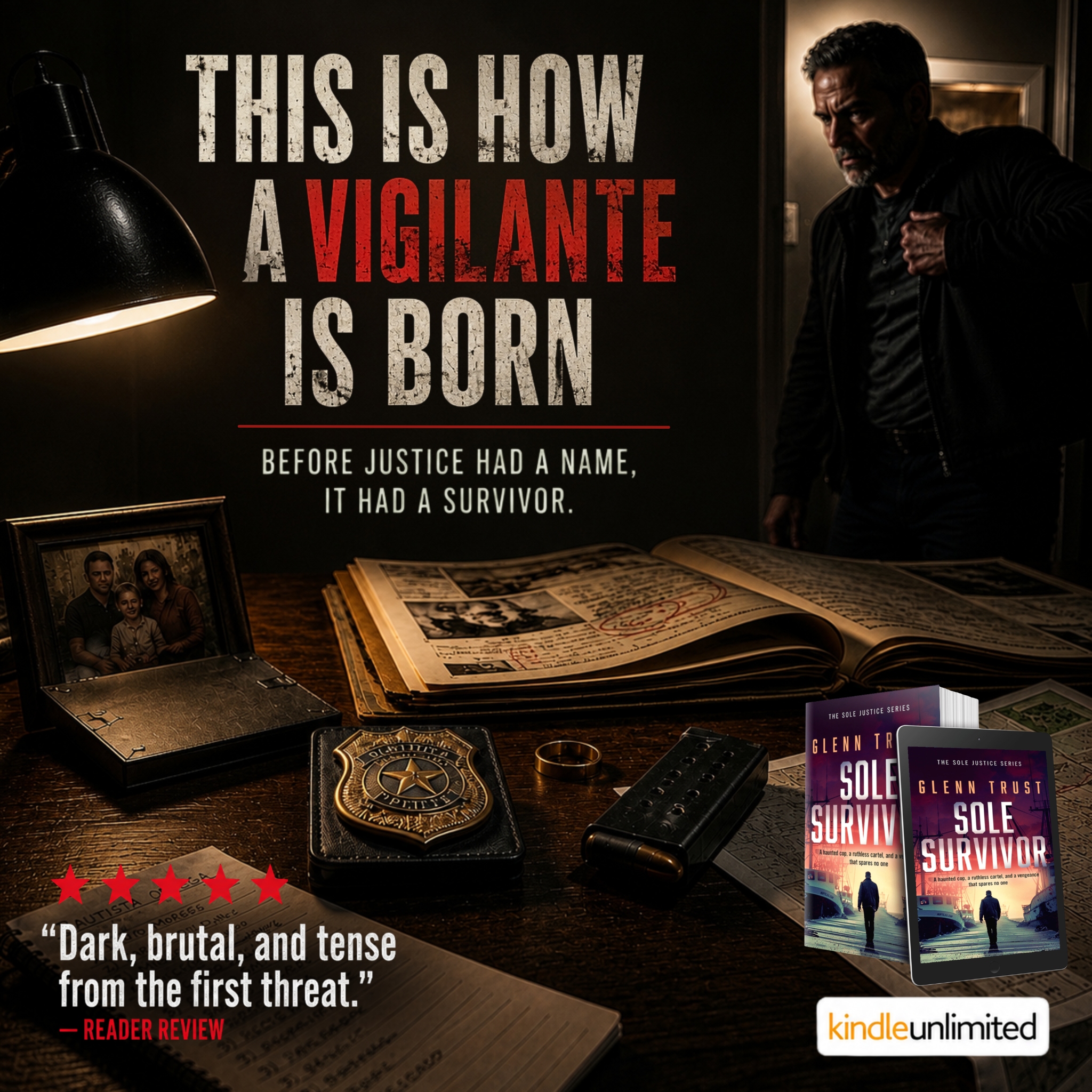 Vinci Crime Thrillers Facebook ad