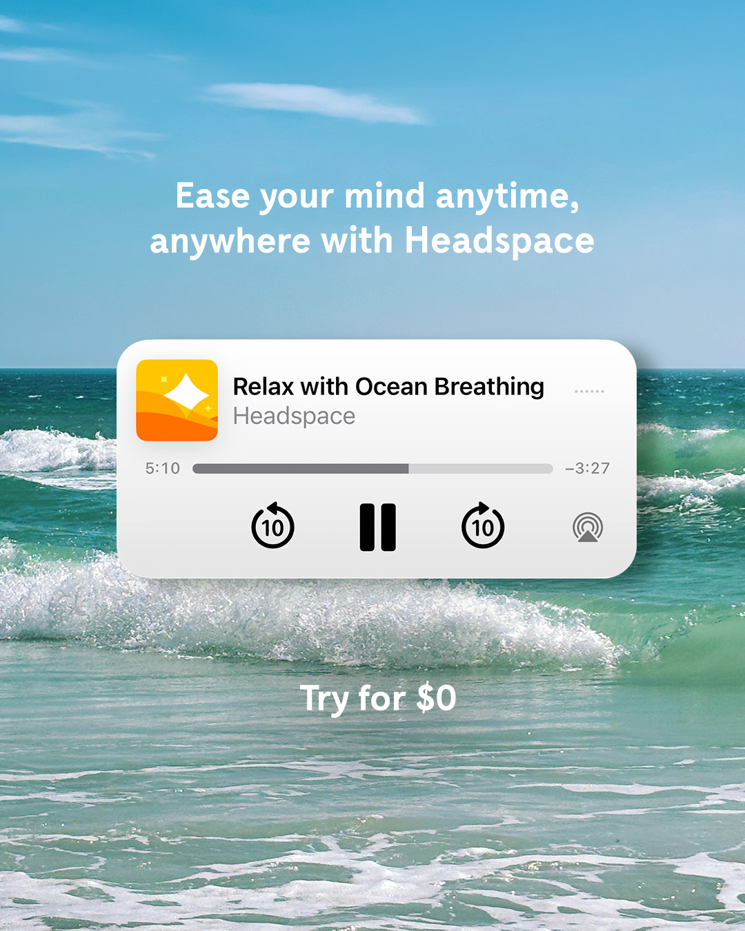 Headspace Facebook ad