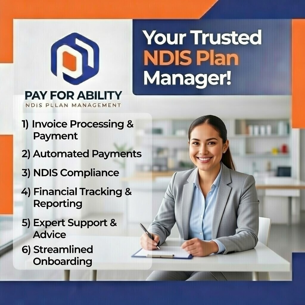 Pay For Ability Facebook ad: Stress-Free NDIS Plan Management