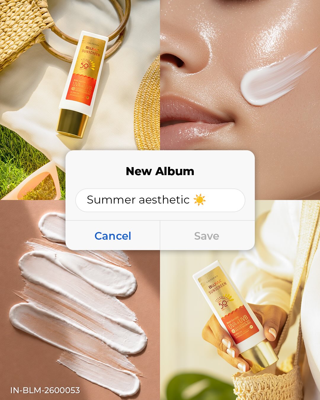 Biluma India Facebook ad: Hot days, bright fits & SPF that gets…
