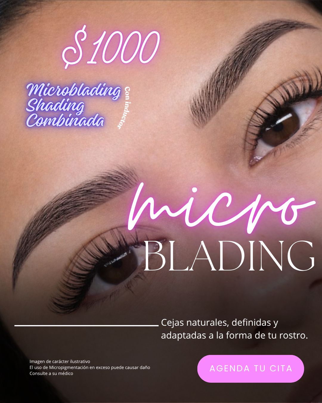 Studio Lashes & Microblading Facebook ad