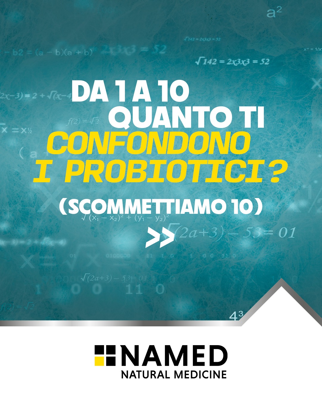 NAMED Facebook ad: Conoscere i probiotici è il primo passo per…