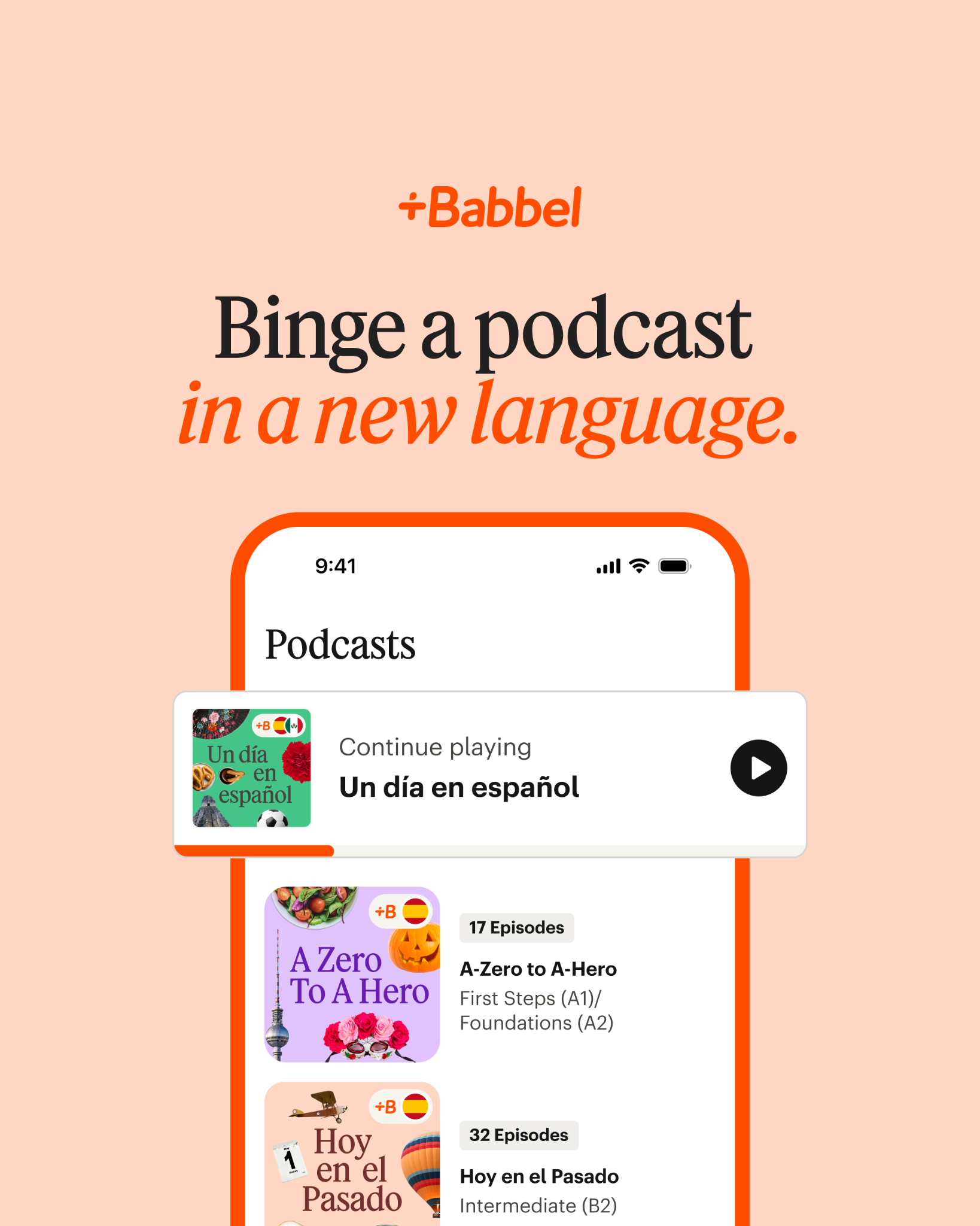 Babbel Facebook ad
