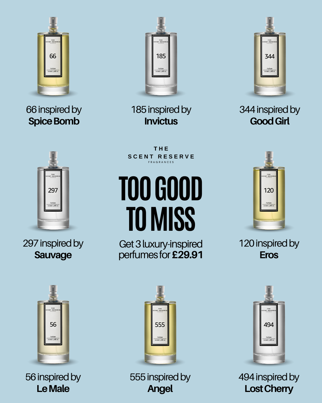 The Scent Reserve Facebook ad