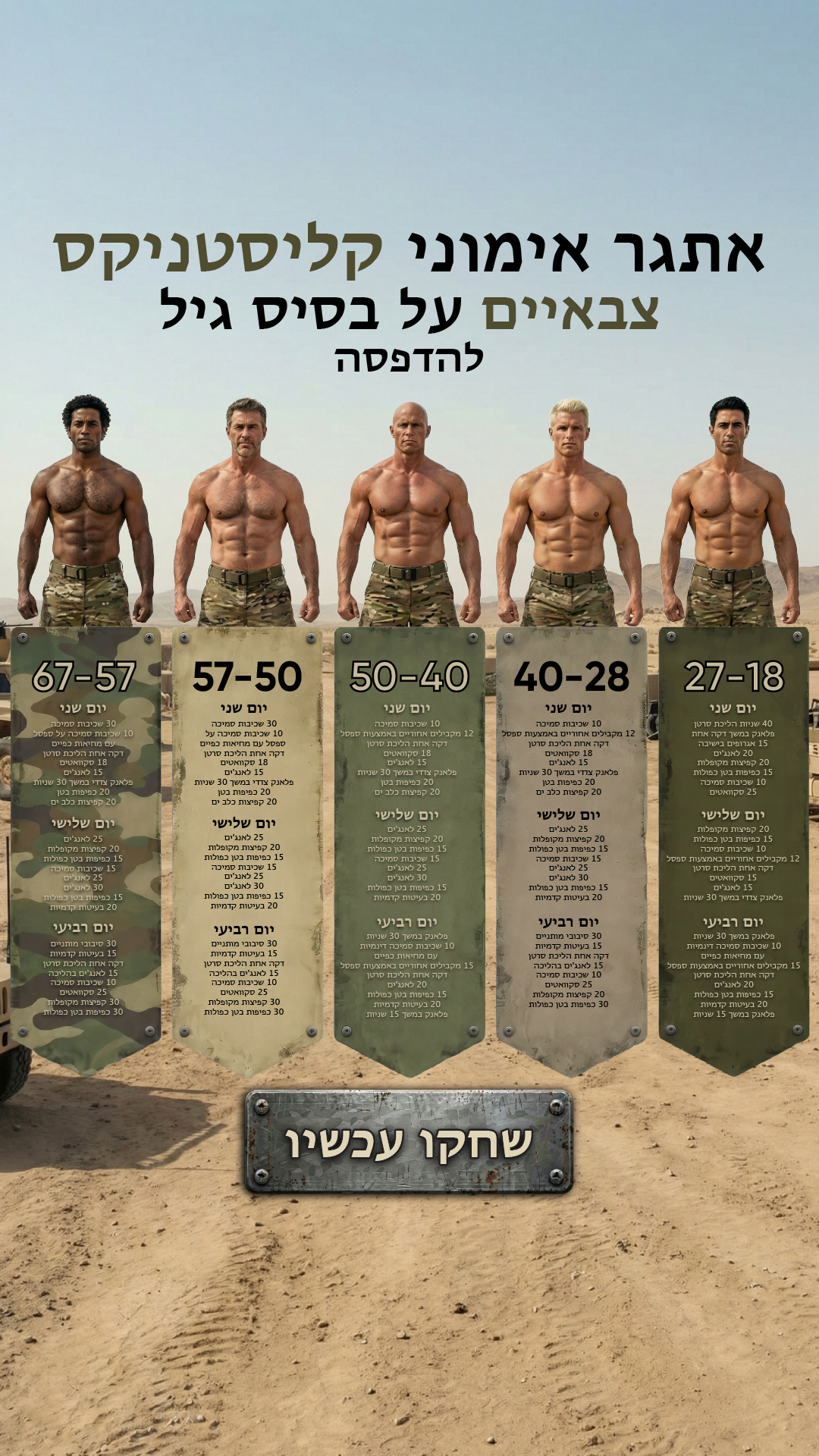 21 Day Calisthenics Challenge Facebook ad
