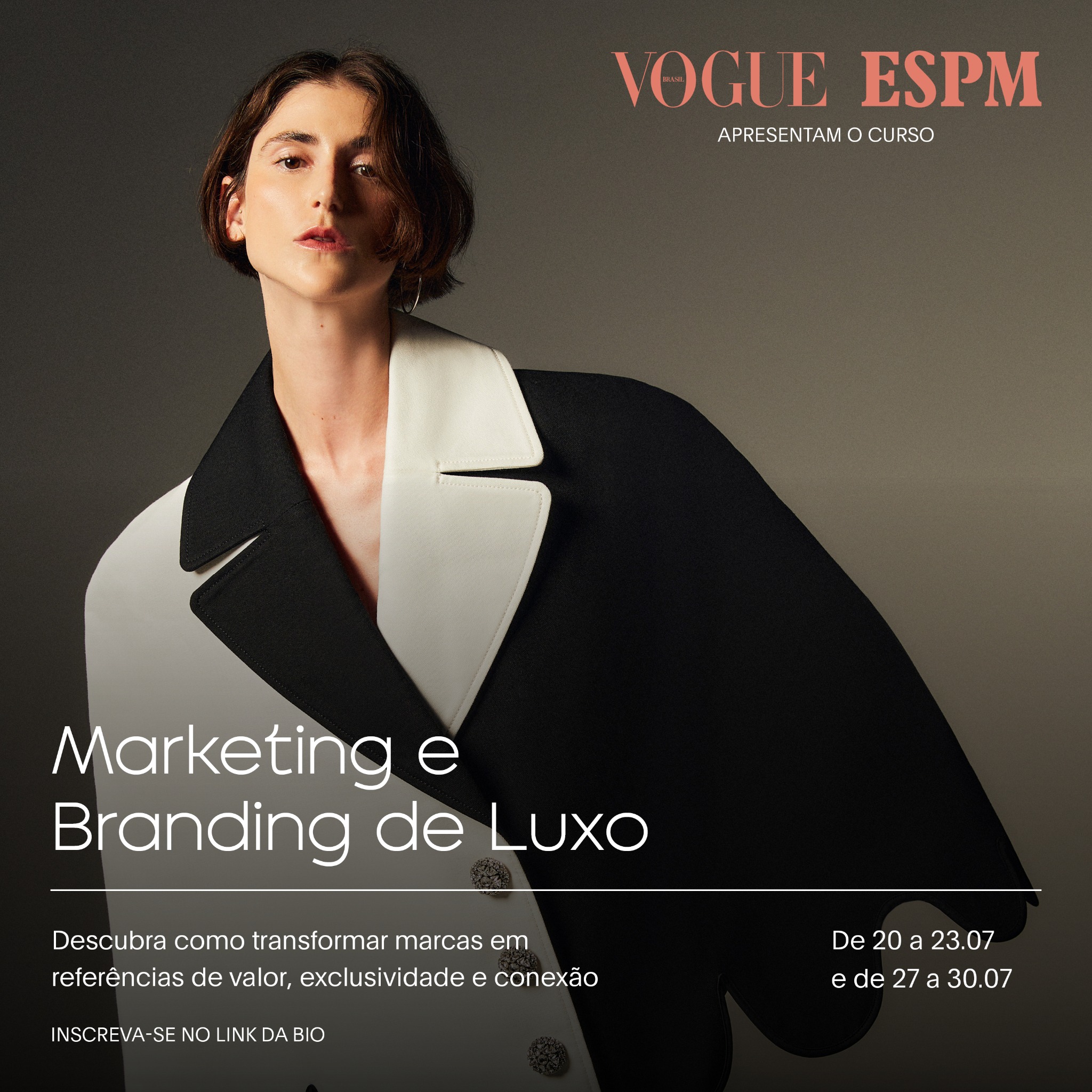 Vogue Brasil Facebook ad: As inscrições para mais uma edição do curso…
