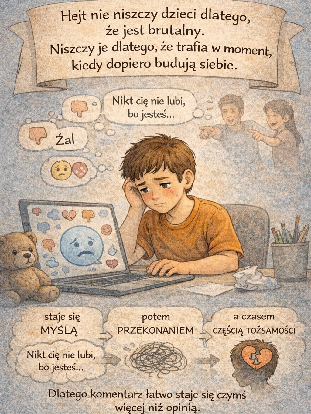 dr Puchatek Facebook ad: To nie hejt najbardziej boli.