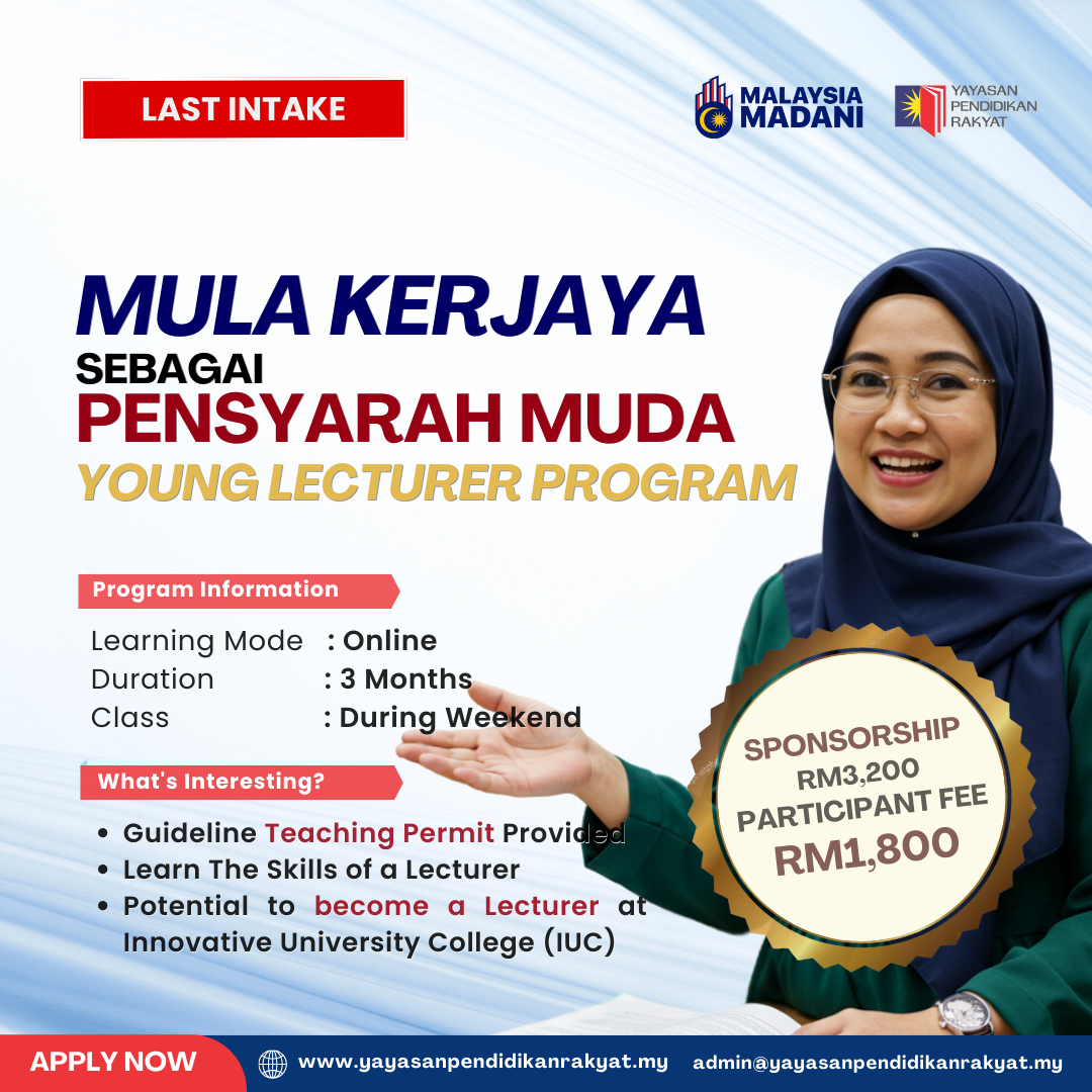 Yayasan Pendidikan Rakyat Facebook ad: Young Lecturer Program - Yayasan Pendidikan Rakyat