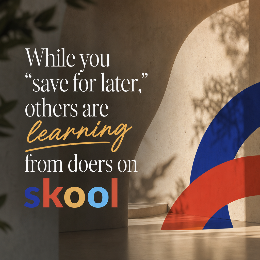 Skool Facebook ad