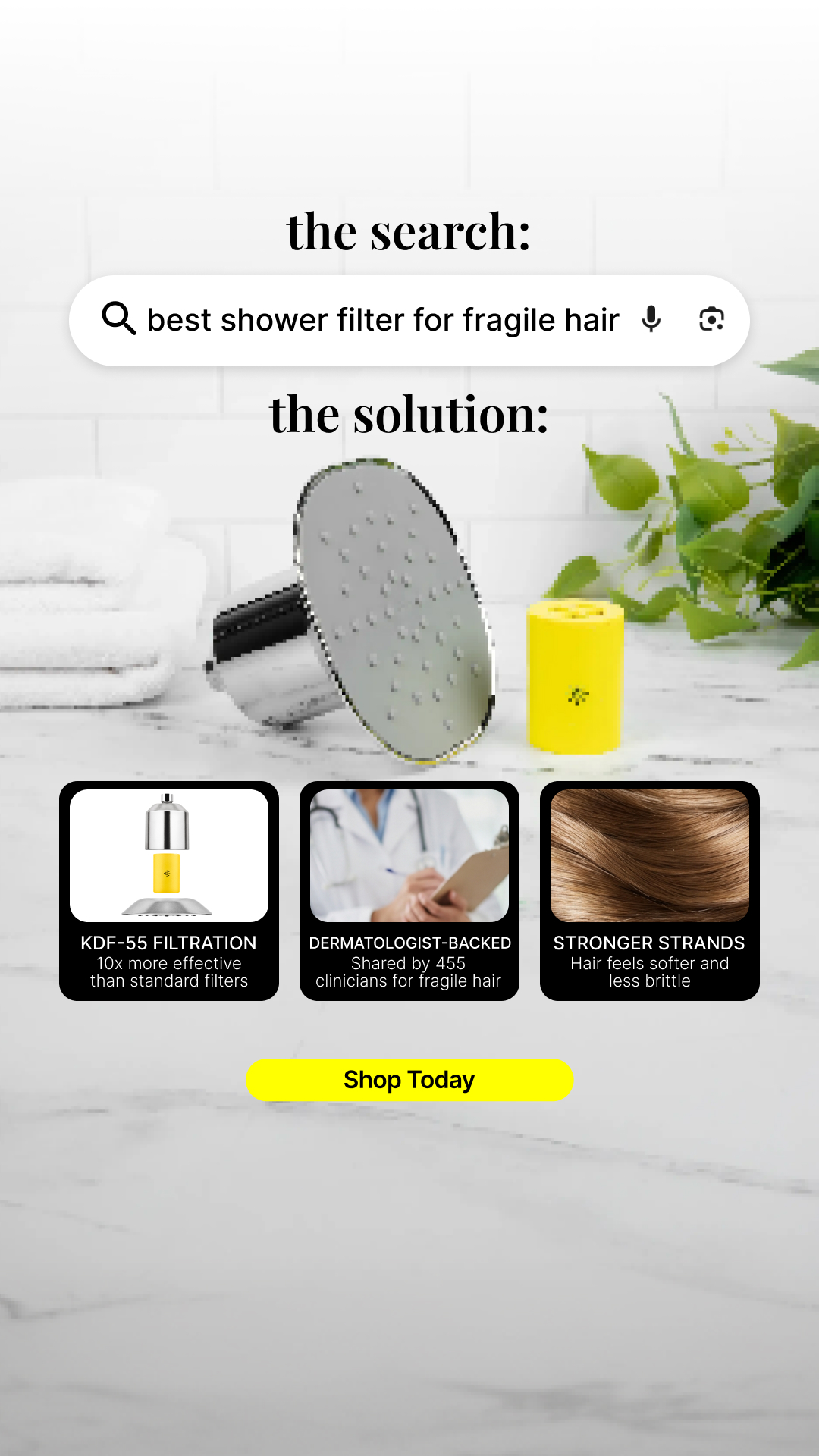 Afina Water Wellness Facebook ad