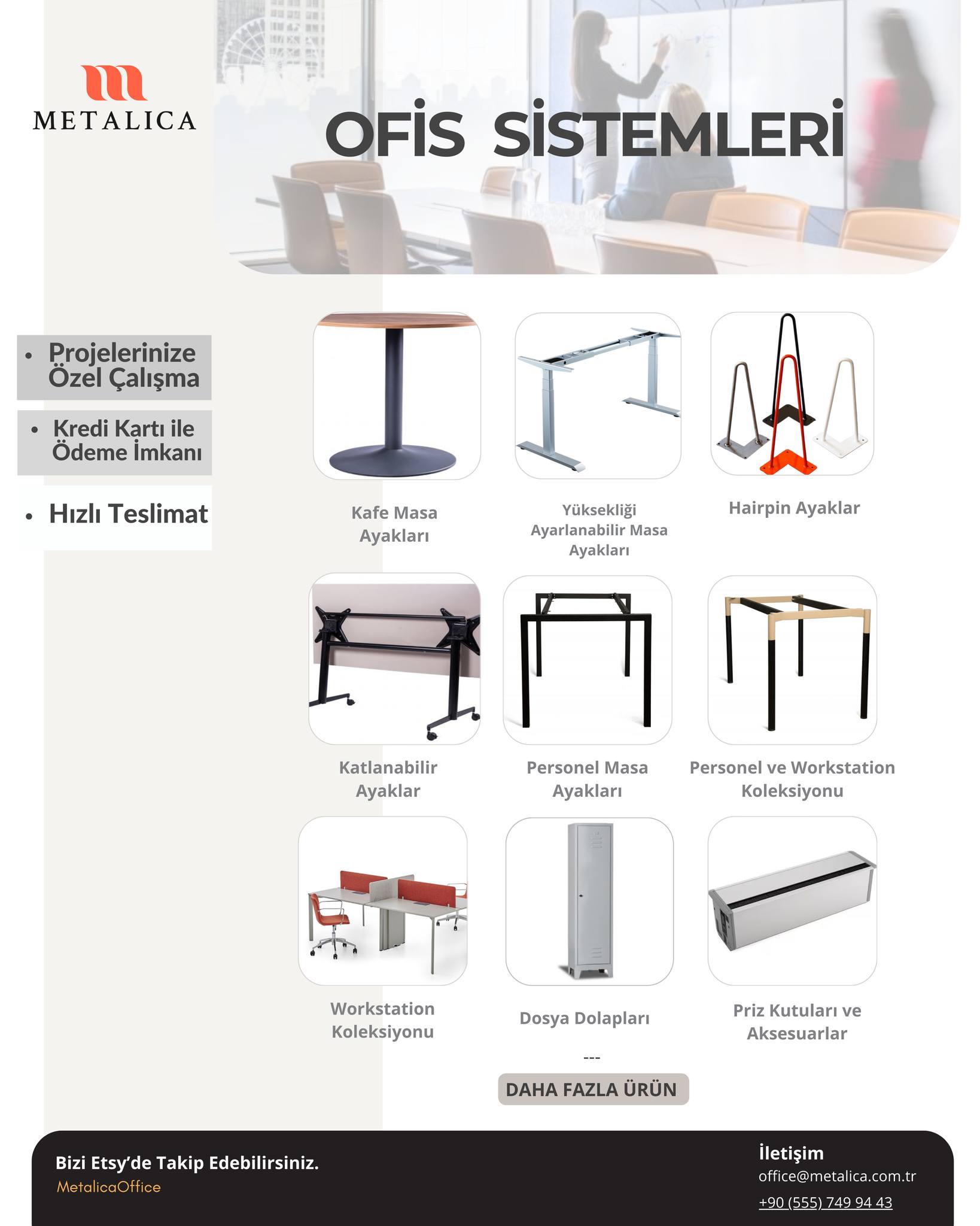 Metalica Metal Table Legs and Components Facebook ad: Hemen İletişime Geç!