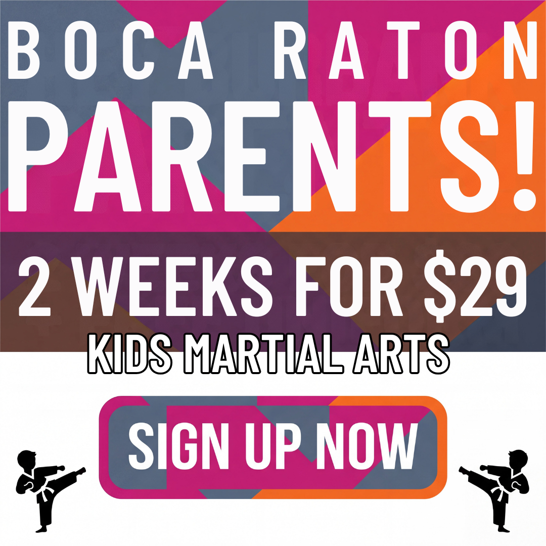 Parks Taekwondo Boca Raton Facebook ad: Kids Martial Arts Classes - Only $29!