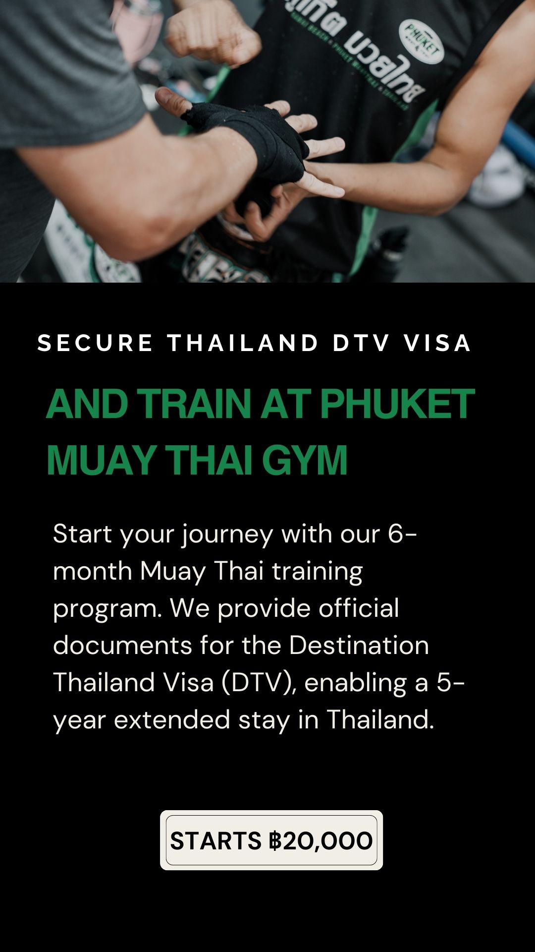 Phuket Muay Thai Facebook ad from Jan 23, 2026