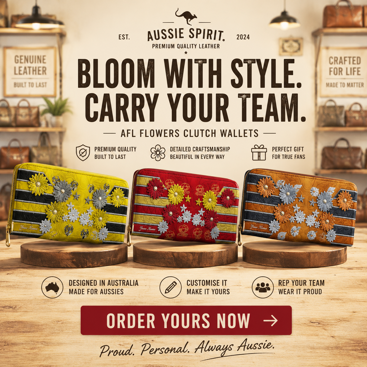 AFL Spring Collection Facebook ad