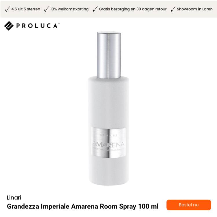 Proluca Interiors Facebook ad: Op zoek naar een uniek woonaccessoire of een…